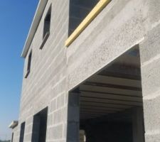 La charpente est fini.