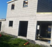 La charpente est fini.