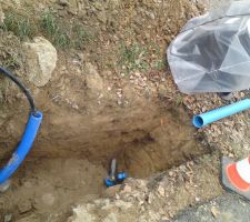 Raccordement en eau!