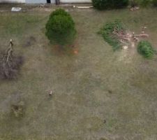 Pr&eacute;paration du terrain pour la construction