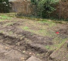 Implantation au fond  à gauche