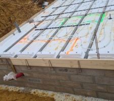 Rectification plancher chauffant sous l'&icirc;lot
