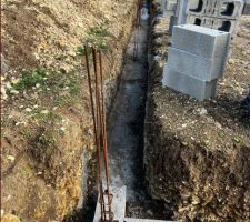 Premiers parpaings...