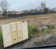 Terrain avant le début des travaux de construction