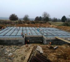Mise en place des poutrelles
