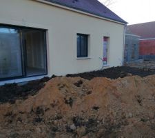 Terrassement en cours de finalisation