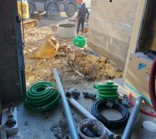 Terrassement en cours de finalisation