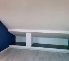 Peinture et sol posé