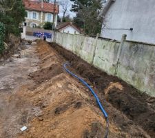 Passage de l'eau pour les VRD