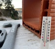 -10° à 8h30... Ca pique un peu en attendant le soleil