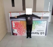 La nouvelle TV est arrivée.