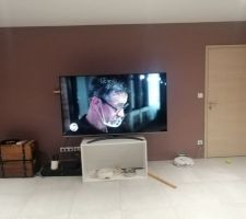 Avant installation au mur.