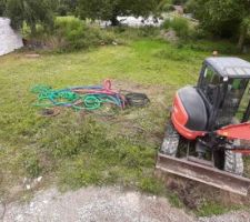 Début des vacances, avant le début du terrassement.