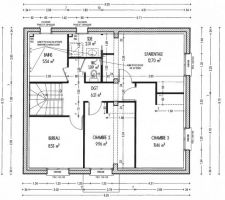 Plan de construction : Etage