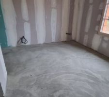 Régréage effectué sur tout le 1er étage