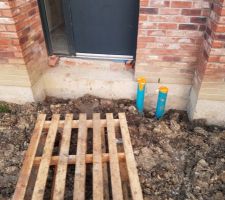 Isolation de la porte pas fait