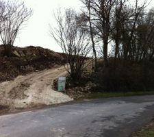 L'accès au terrain.