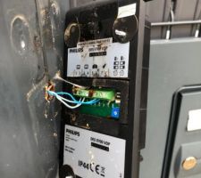 Platine arrière visiophone