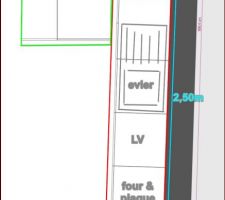 Plan cuisine angle - de 90°