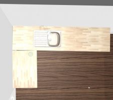 Plan cuisine angle - de 90°
