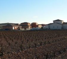 La maison depuis la vigne d'à côté