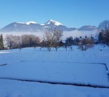 Fondations sous la neige