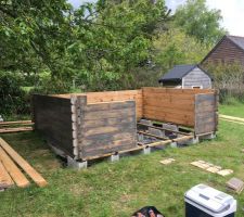 A coté du chantier maison, le cabanon !