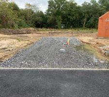 Fin de la 1ere partie du terrassement.