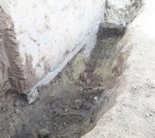 Terrassement de la voisine.