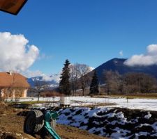 Vue depuis la terrasse couverte