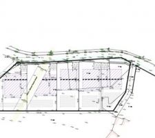 Plan de composition de notre lotissement, nous avons choisi le lot 3
