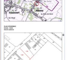 Voila enfin le plan de division et le nouveau numéro de parcelle !