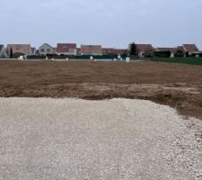 Livraison du terrain