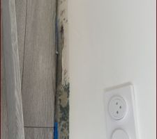 Dégât suite à la fuite