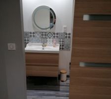 Salle de bain suite parentale fini.