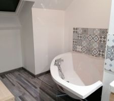 Salle de bain suite parentale fini.