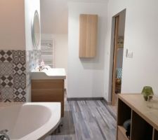Salle de bain suite parentale fini.