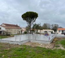 2 mars 2022 : dalle coulée