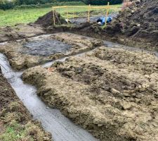 L'&eacute;tude de sol G2 demandait 1m50 de profondeur