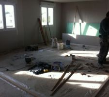 Le haut en cours de finition