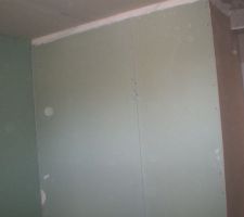 Mur salle debains où sera la baignoire