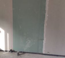 Placo pour la douche