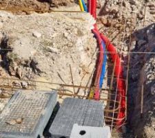 Fondation du mur de clôture