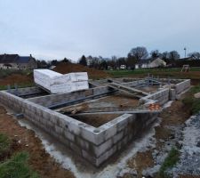 Livraison pour la dalle !