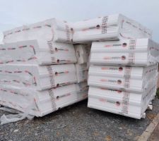 Livraison pour la dalle !