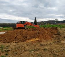 D&eacute;but du terrassement