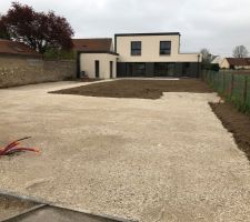 Mise en forme des espaces sur le terrain