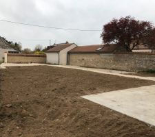 Mise en forme des espaces sur le terrain