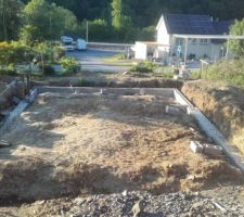 POse des premiers rangs de blocs