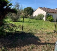 Permis de construire valid&eacute; et signature aupr&egrave;s du notaire valid&eacute; le vendredi 8 avril.
Arrachage de la haie pour le chemin d'acc&egrave;s.